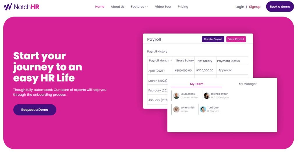 NotchHR - EarniPay alternatives for Nigerian businesses
