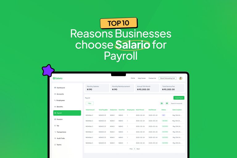 Top 10 Reasons Businesses Choose Salario for Payroll