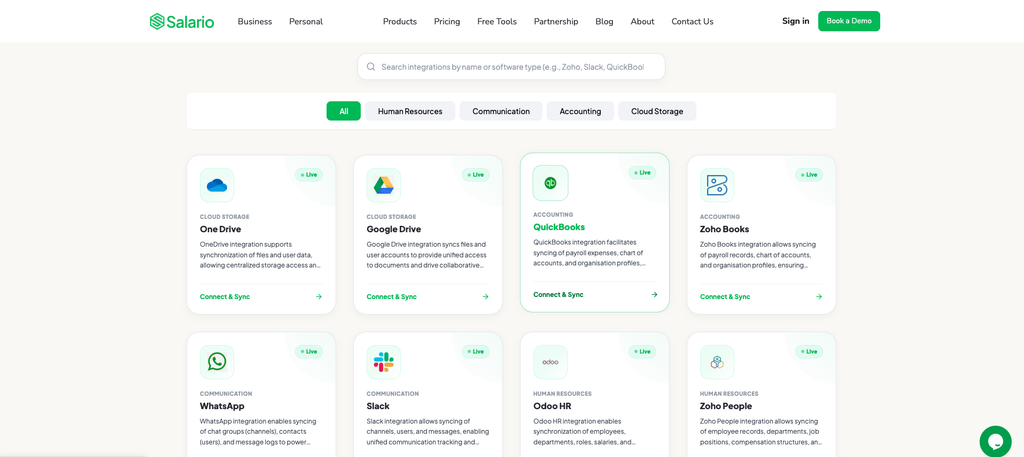 Salario-Integrations