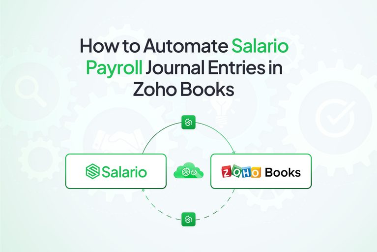 How to Automate Salario Payroll Journal Entries in Zoho Books