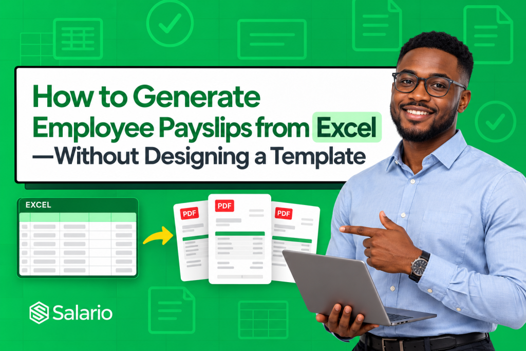 How to Generate Employee Payslips from Excel—Without Designing a Template